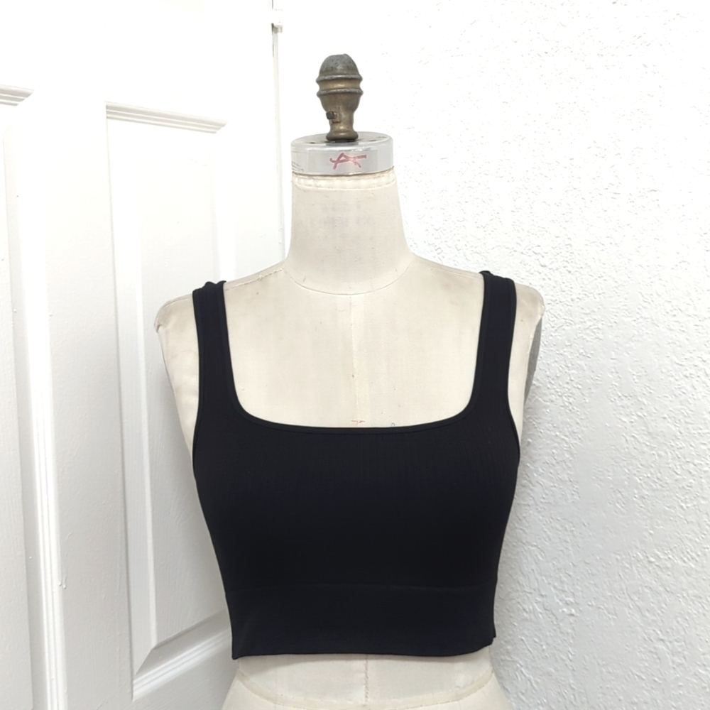 Black tank top